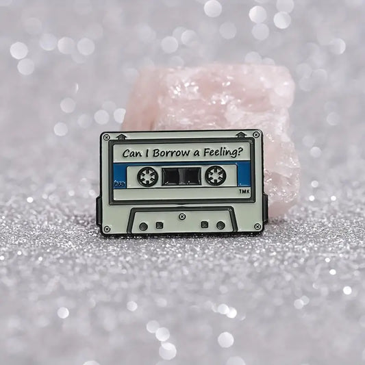 Pins cassette rétro Mix Tape – Broches vintage musique années 80/90