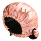 Bonnet de Nuit Réversible en Satin Réglable – Anti-Frisottis, Protection Cheveux Bouclés, Lisses ou Crépus – Confort et Style, Multicolore