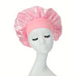 Bonnet Satin de Nuit Anti-Frisottis – Protection Cheveux Bouclés, Lisses ou Crépus – Large Bandeau Confortable – Plusieurs Coloris