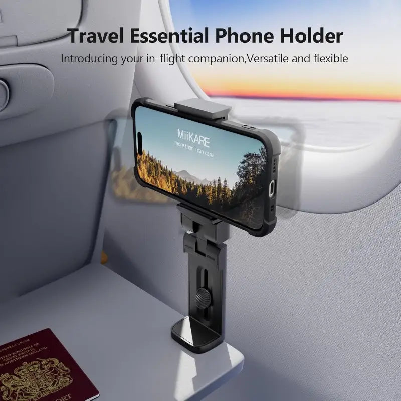 Support Téléphone Voiture Multifonction – Fixation Appuie-Tête, Rotation 360° pour Vidéo et GPS