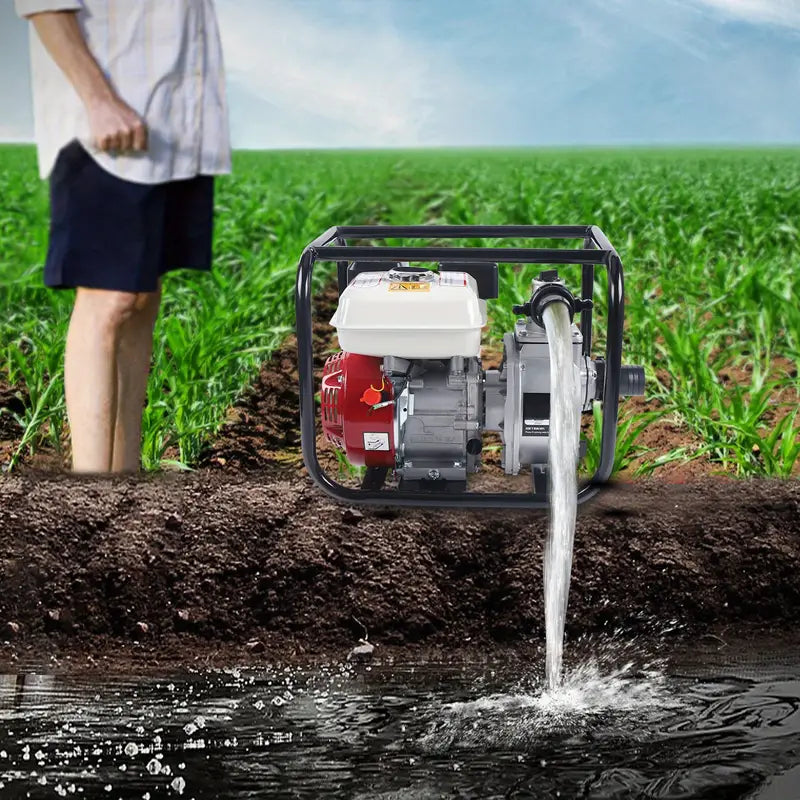 Motopompe Thermique Haute Pression  Idéale pour Irrigation, Arrosage de Jardin et Transfert d’Eau