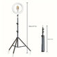 Anneau Lumineux LED avec Trépied Réglable – Ring Light pour Smartphone, Maquillage, Live et Vidéos