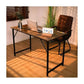 Bureau Industriel en Bois et Métal – Table de Travail Minimaliste pour Ordinateur et Télétravail