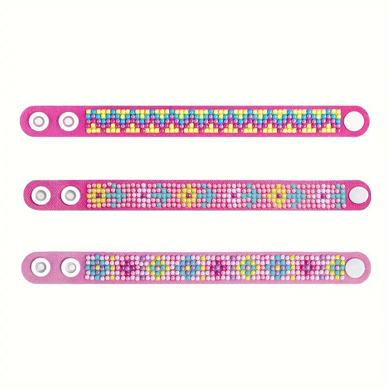 Lot de Bracelets Enfant Fantaisie Licorne et Arc-en-Ciel – Bijoux Colorés avec Messages Positifs