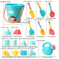 Set de plage 18 pièces avec seau, pelle, râteau et arrosoir – Jouets d’eau et sable pour enfants