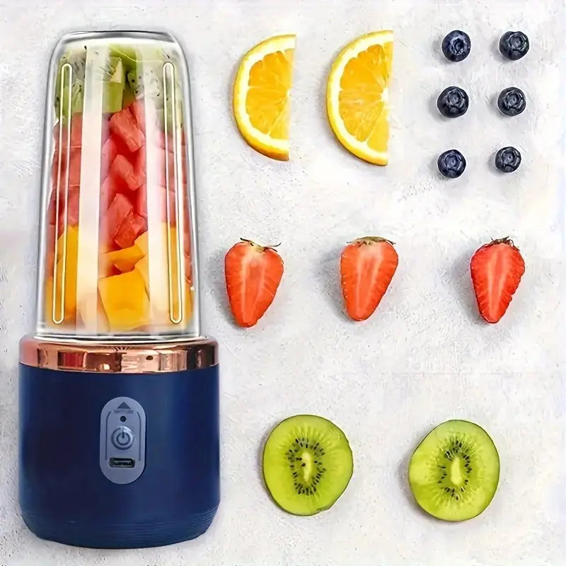 Blender Portable USB Rechargeable – Mixeur Smoothie Compact pour Fruits, Jus et Shakes