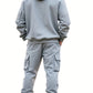 Ensemble décontracté et athlétique à capuche zippée pour homme