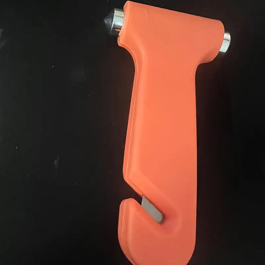 Marteau de Sécurité Voiture 2-en-1 – Brise-Vitre et Coupe-Ceinture d'Urgence