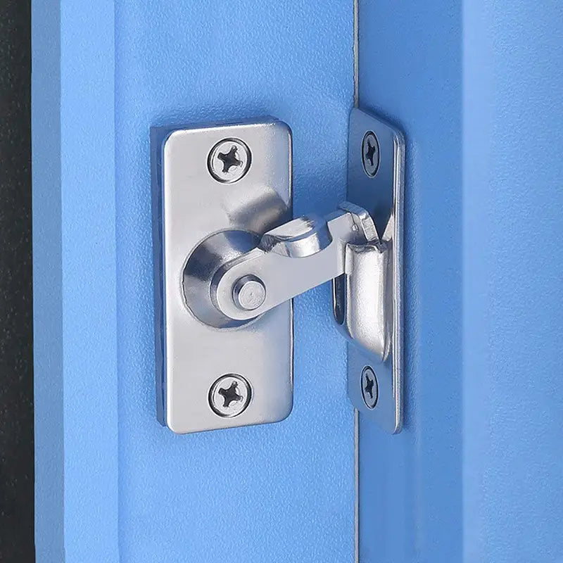 Verrou de Sécurité Inox pour Porte – Loquet Pivotant Antieffraction pour Intérieur ou Hôtel