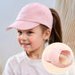 Casquette Fille avec Ouverture pour Queue de Cheval – Chapeaux et Casquettes Enfant Été | Mode & Protection Soleil