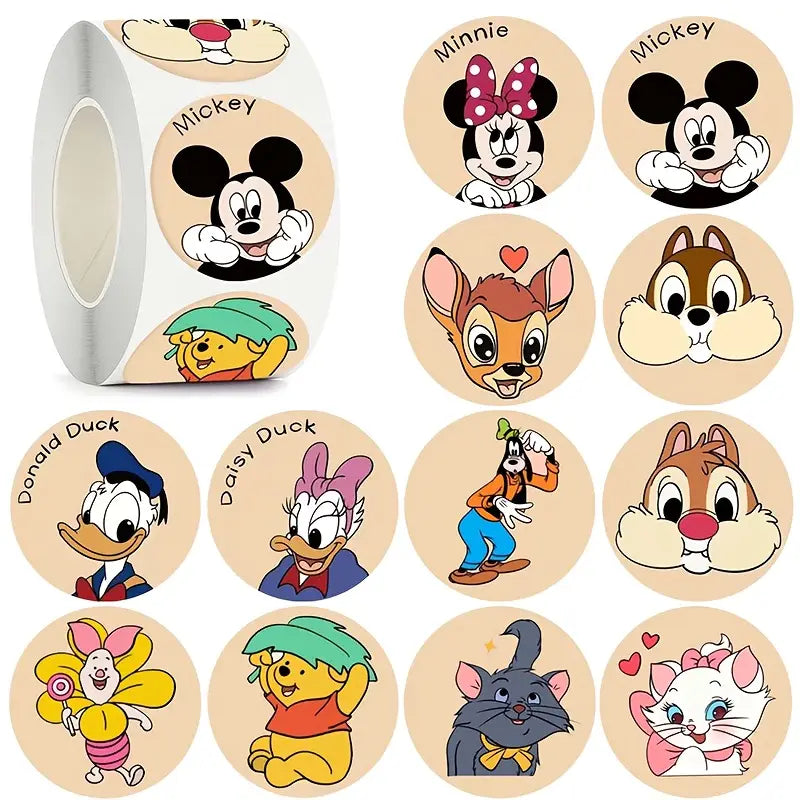 Autocollants Disney Classiques – Stickers Mickey, Minnie, Donald, Winnie & Amis pour Ordinateur Portable et Tablette