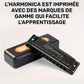 Harmonica Professionnel 10 Trous – Instrument de Musique Portable pour Débutants et Musiciens Confirmés