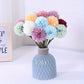 Fleurs Artificielles Pompons Bleu Pastel – Décorations de Fête Élégantes pour Mariage, Anniversaire & Table