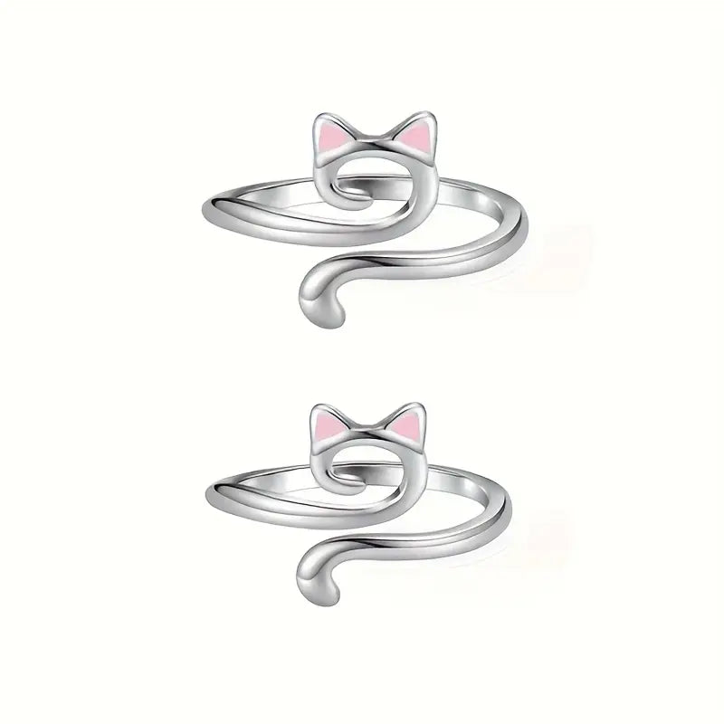 Bague Guide-Fil Chat pour Crochet et Tricot – Accessoire Pratique et Original pour Fils et Laine