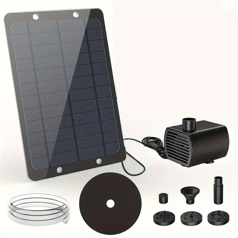 Fontaine Solaire de Jardin – Pompe Écologique pour Bassins, Étangs et Décoration Extérieure