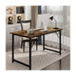 Bureau Industriel en Bois et Métal – Table de Travail Minimaliste pour Ordinateur et Télétravail