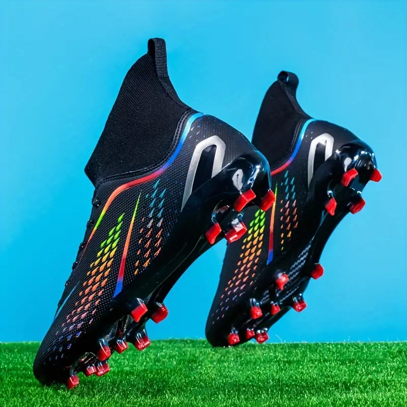 Chaussures de football homme crampons turf – Chaussures sport légères et respirantes pour terrain synthétique