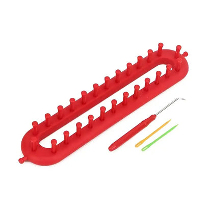 Métier à Tisser Rectangulaire en Plastique – Outil de Tricot Crochet DIY pour Écharpes et Projets Créatifs