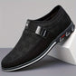 Mocassins habillés pour hommes avec des couleurs assorties, coloris Noir