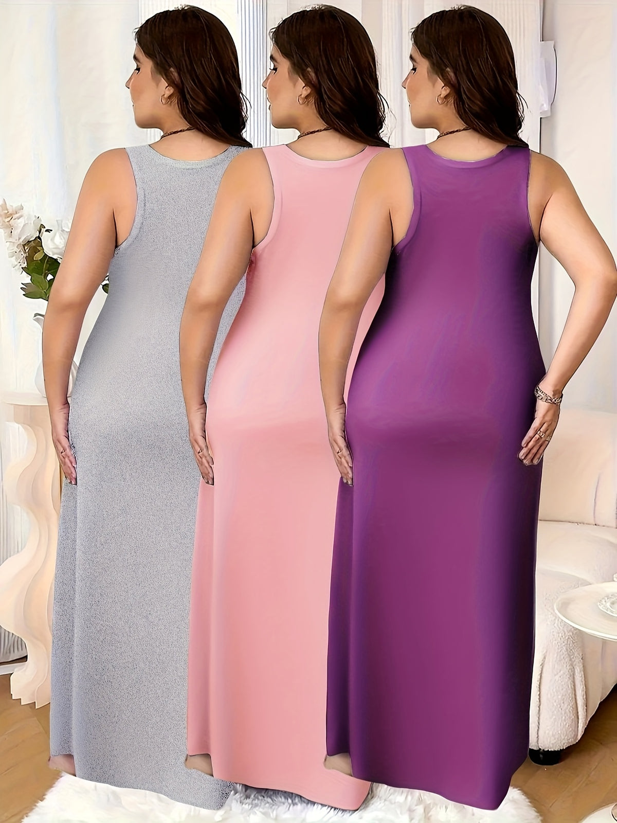 Chemises de nuit pour femme grande taille