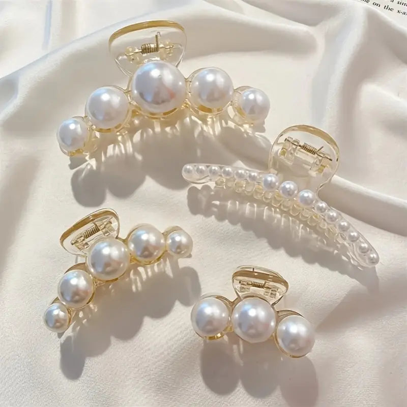 Pince cheveux mariage femme avec perles – Accessoire élégant pour coiffure de mariée