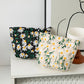 Trousse de toilette fleurie  Pochette maquillage élégante et pratique