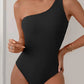 Maillot de Bain Asymétrique Une Épaule – Élégance Minimaliste pour l’Été