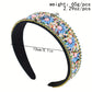 Serre-tête femme bohème chic perlé multicolore – Accessoire cheveux élégant et tendance