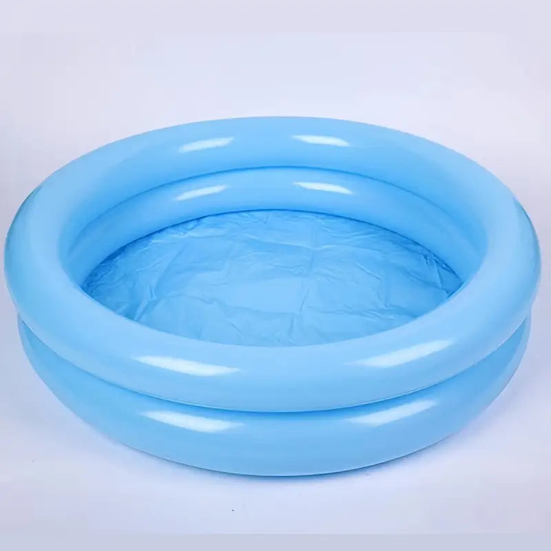 Piscine Gonflable Ronde pour Enfants Bassin d’Été Portable, Rose ou Bleu, Idéal Jardin & Terrasse