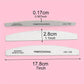 Limes à Ongles Professionnelles 100/180 – Lavables et Désinfectables pour Manucure et Gel UV