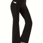 Pantalon évasé pour femme avec poches