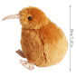 Peluche Kiwi réaliste – Oiseau en peluche douce marron ou blanche, jouet câlin original