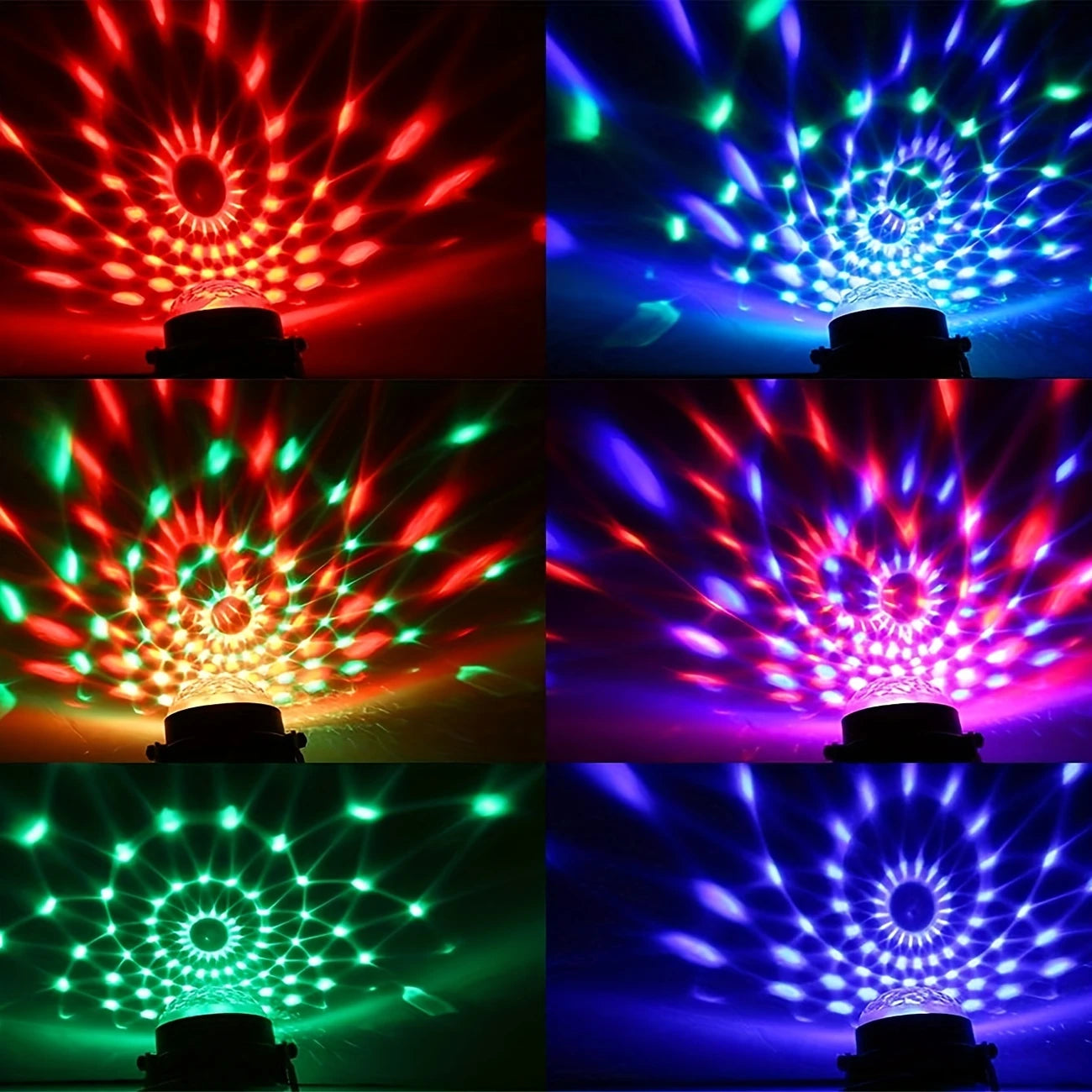 Projecteur LED Intelligente RGB avec Télécommande – Lumière Disco Connectée pour Maison Intelligente, Soirée & Ambiance Festive