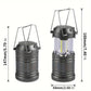 Lot de lampes de camping LED ultra lumineuses – Lanternes portables pliables pour randonnée et bivouac