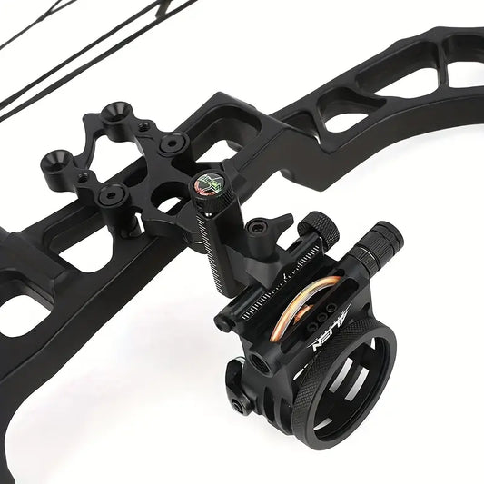 Viseur de tir à l’arc réglable avec fibre optique – Accessoire de précision pour arc de chasse et tir sportif