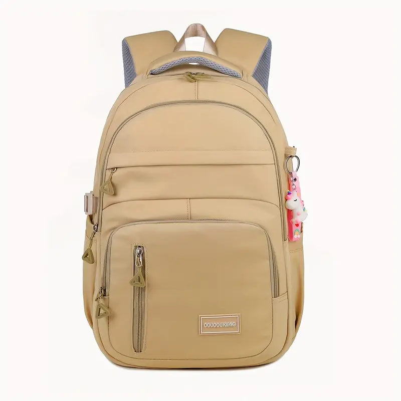 Sac à dos décontracté femme – Grand compartiment, poches multiples & design tendance