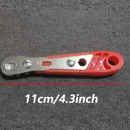 Clé à Cliquet Réversible avec Embouts – Outil de Serrage Compact et Polyvalent