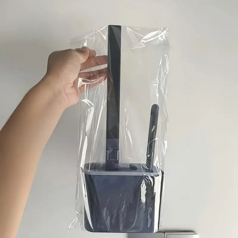 Brosse WC en Silicone avec Support Mural – Outil de Nettoyage Hygiénique et Antibactérien pour Toilettes
