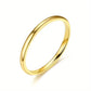 Bague homme minimaliste en acier inoxydable – Anneau élégant argent, or, noir ou rose