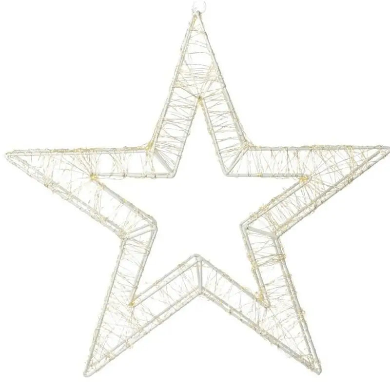 Étoile Lumineuse LED Suspendue – Décoration Magique pour Luminaires de Fête d’Extérieur et Ambiance Cocooning