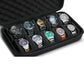 Mallette de rangement pour montres 12 emplacements – Étui rigide de protection pour collection