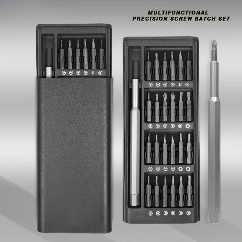 Mini Tournevis de Précision avec Embouts Magnétiques – Kit 24 en 1 pour Électronique, Smartphone et Montre – Collection Boîtes à Outils et Accessoires