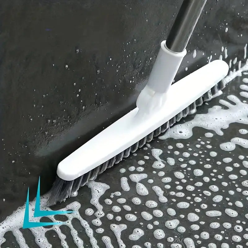 Balai Raclette 2 en 1 avec Brosse Intégrée – Nettoyage Sols, Murs et Vitres Sans Effort