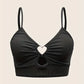 Haut de tankini à découpe cœur – Élégance romantique pour vos journées plage