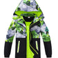 Veste de Ski Enfant avec Capuche – Coupe-Vent Imperméable Chaude pour Sport et Extérieur