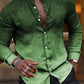 Chemise décontractée à manches longues dégradé, coloris Vert