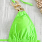 Bas de bikini à maillons dorés – Coupe échancrée et détails glamour pour un été éclatant