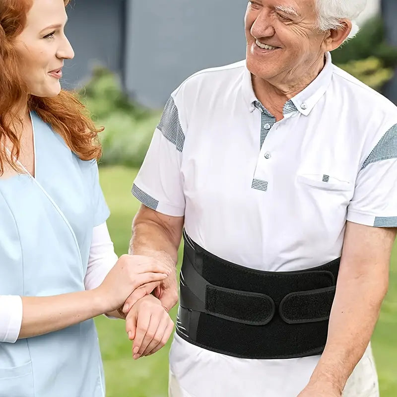Ceinture lombaire de maintien renforcée – Soutien dos avec baleines métalliques pour sport et rééducation