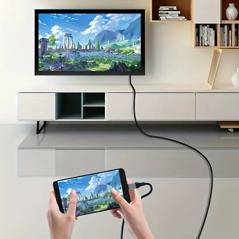 Câble Adaptateur USB-C vers HDMI – Hubs et Adaptateurs, Transmission Vidéo 4K Ultra HD