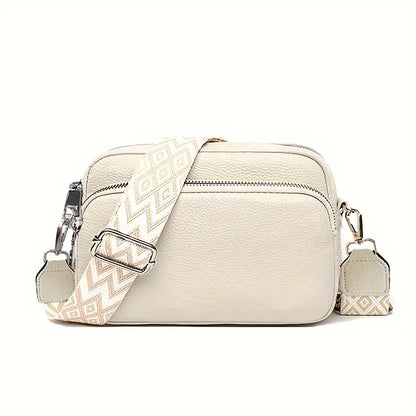 Sac bandoulière femme – Petit sac à main en cuir PU avec sangle ethnique réglable